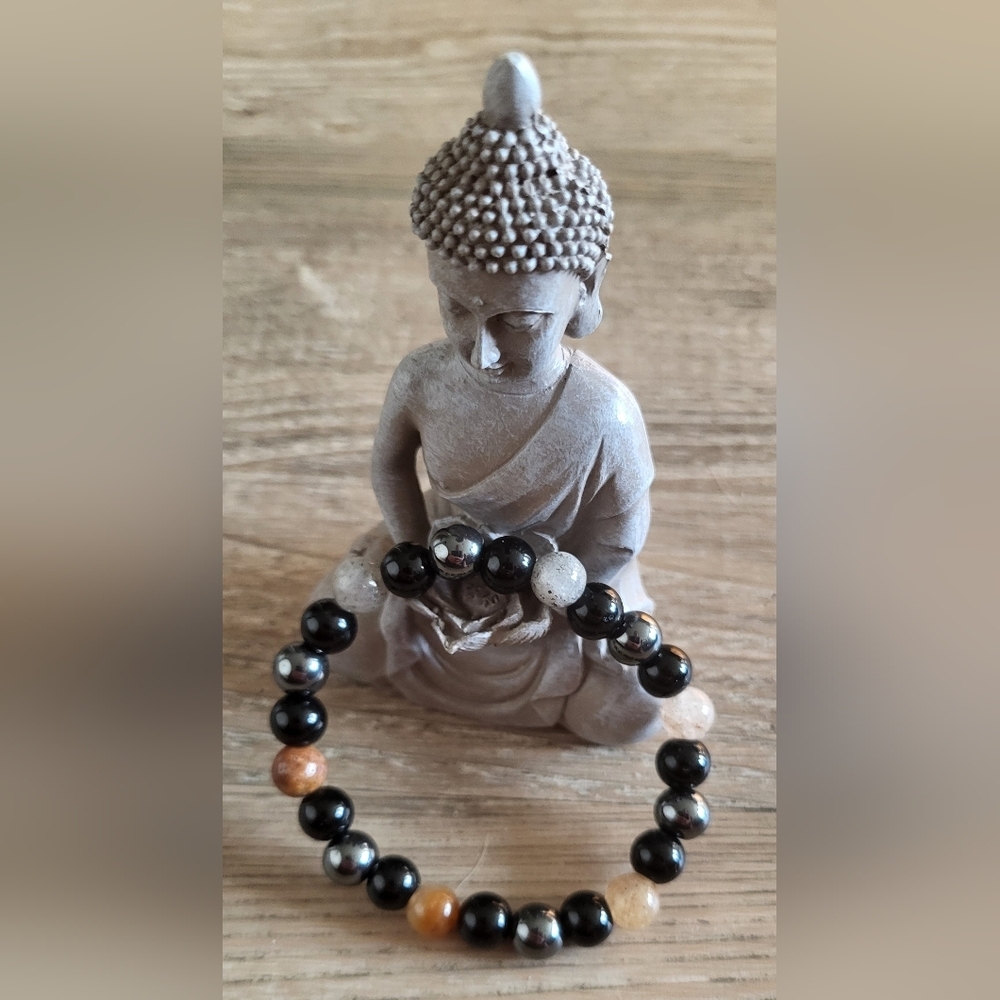 Semi-Precious Stone Beaded Bracelet